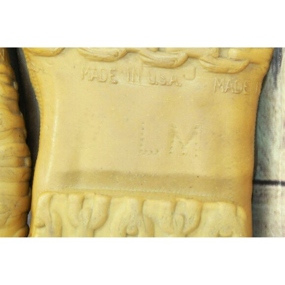 Vintage LL Bean Brown Leather Unlined Moccasin Hunting Duck Boots Size 7 M - Picture 9 of 10